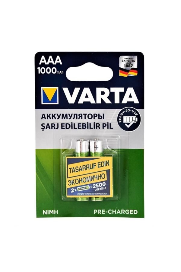 Varta 1000mah Aaa Şarj Edilebilir Kalem Pil 2'li Paket