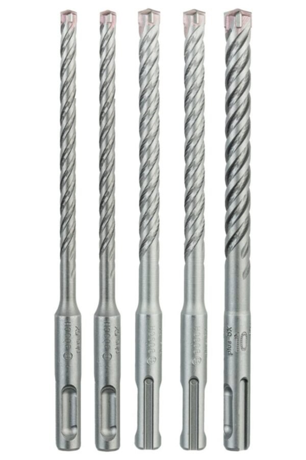 - Sds Plus-5x Serisi Kırıcı Delici Matkap Ucu 5 Parça Set (6,6,8,8,10 X 160 Mm)