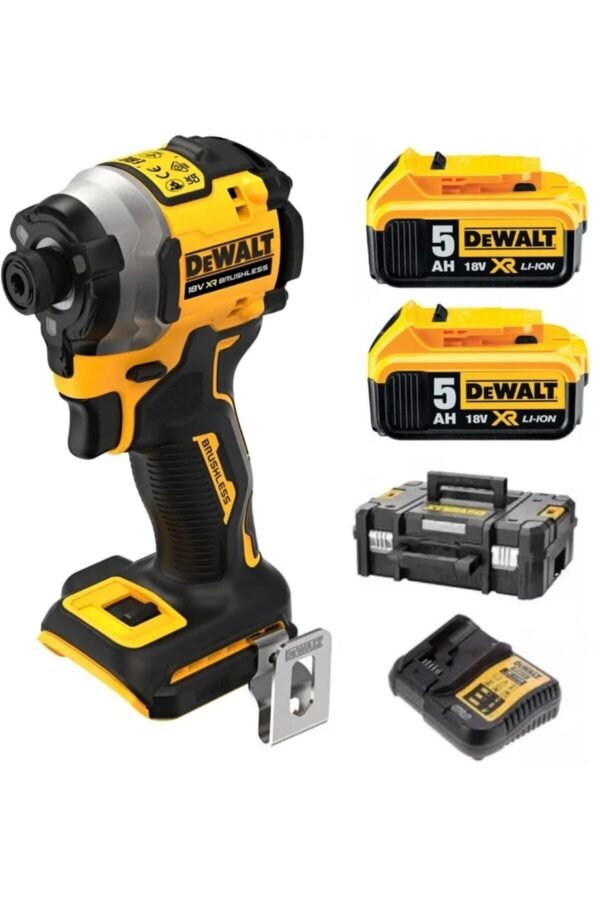 DEWALT Dcf850p2t-qw 18v 5.0ah Li-ıon Çift Akülü Profesyonel Kömürsüz Darbeli Tornavida